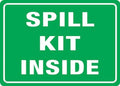Spill Kit Inside Sign Metal Signs 12X8 Inch Rust Free Aluminum,Uv Ink Printing,Durable/Weatherproof Outdoor For Home