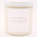 River Birch Candles Coconut Bourbon Scented Candle | Premium, All-Natural, Non-Toxic, Soy Candles | 16oz 90 Hr Burn Time | Cozy Relaxing Gifts for Home