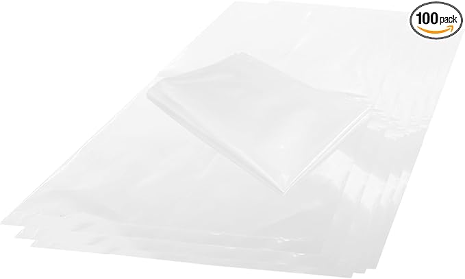 Bucket Liner Bags, Food Grade Ice Bucket Liner,Heavy Duty Leak Proof Bag,Plastic Drum Pail Liners,Flat Bottom Food Storage Bags for Home Kitchen Marinating (45 * 35cm/17.72 * 13.78inch)
