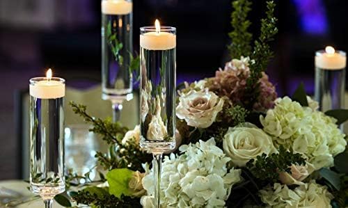 D'light Online Large Floating Candles 3 Inch Bulk Pack for Events for Weddings, Spa, Home Decor, Special Occasions and Holiday Decorations - (Ivory, Set of 24 Pieces Per Case)
