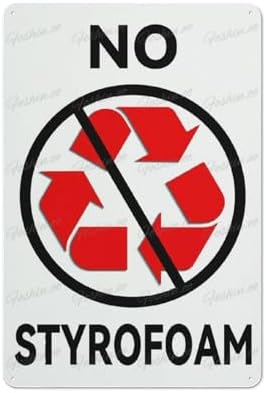 No Styrofoam Aluminum Metal Warning Sign Uvresistance Waterproof Easy To Install For House And Business 12"X8"