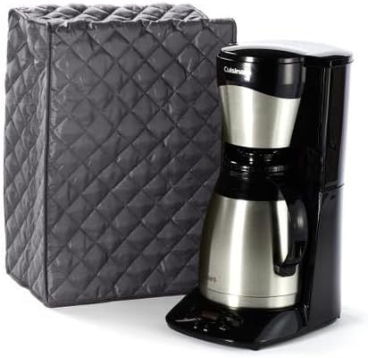 Covermates Keepsakes Coffee Maker Cover – Quilted Appliance Protector for Espresso Makers – Dust & Stain Resistant, Washable Slip‑On Design for Countertop Storage, Slate