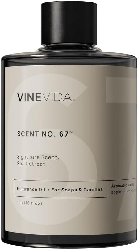 VINEVIDA [16oz] Spa Retreat Fragrance Oil for Candle Making and Soap Making - Premium Candle Scents for Soy Candles