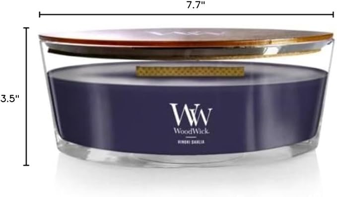 WoodWick Ellipse Candle Hinoki Dahlia 16 oz.