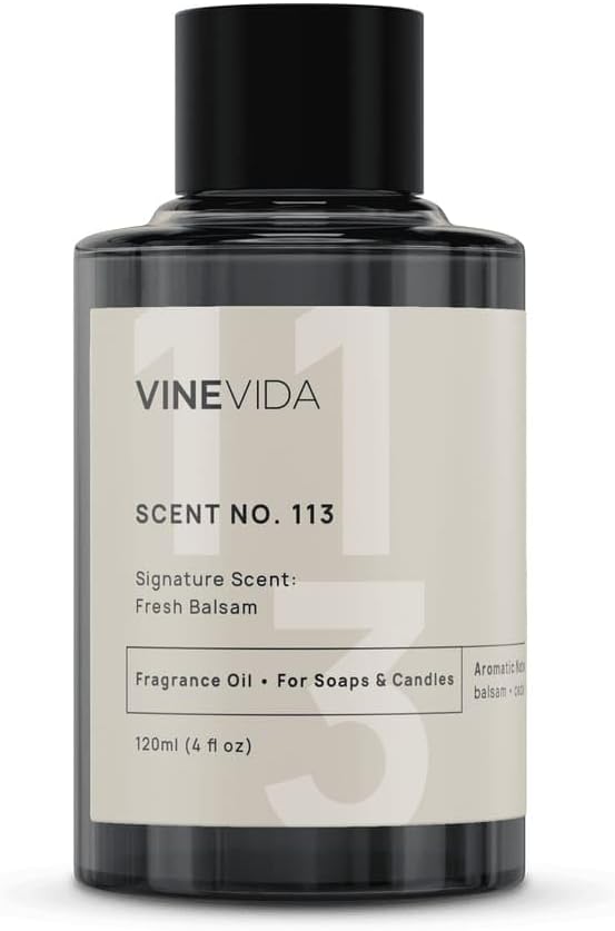 VINEVIDA [4 oz] Fresh Balsam; Fragrance Oil for Candle Making and Soap Making - Premium Candle Scents for Soy Candles