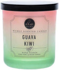 DW Home Guava Kiwi Scented Candle – Tropical Fruit Fragrance with Guava, Kiwi & Melon Notes, Long Burning 9 oz Single Wick Jar Candle for Home Fragrance