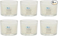 Yankee Candle Signature Votive Mini Candle Jar, Snow Globe Wonderland Scent, Natural Soy Wax Blend Candle with Natural Fiber Wick, 1.3 OZ Glass Jar (Pack of 6)