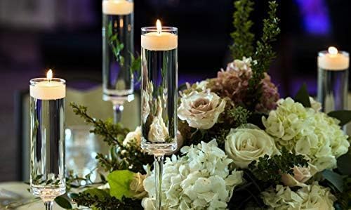 D'light Online Floating Candles Bulk Pack for Events, Weddings, Spa, Home Decor, Special Occasions and Holiday Decorations (Large - 3" (Set of 108), Ivory)