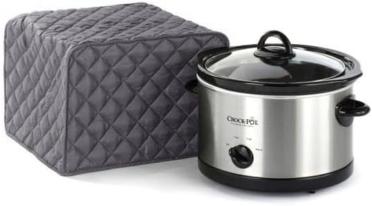 Covermates Keepsakes - Slow Cooker Cover - Dust Protection - Stain Resistant - Washable - Appliance Cover, Slate