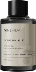 VINEVIDA [4oz] Marshmallow Fireside Fragrance Oil for Candle Making and Soap Making - Premium Candle Scents for Soy Candles