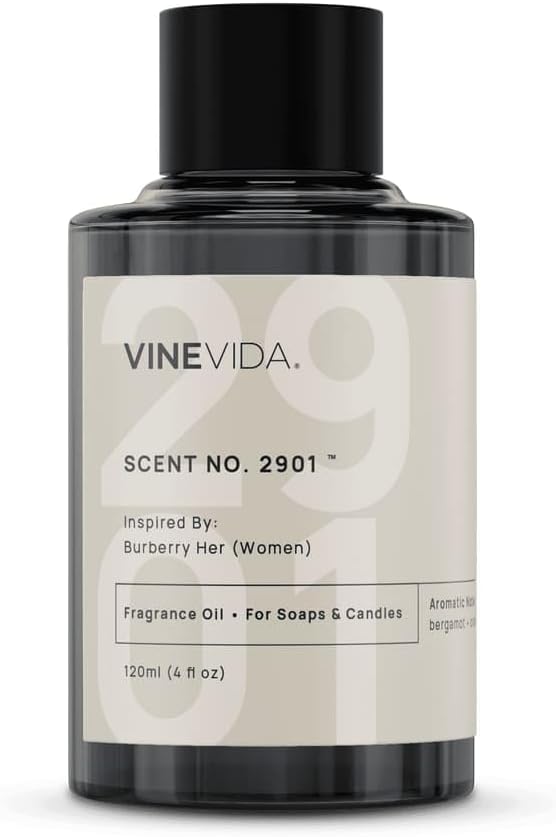 VINEVIDA [120mL] No. 2901 Her (Women) Fragrance Oil for Candle Making - Natural Candle Oil Scents - Soap Making Essential Oil - Made in USA
