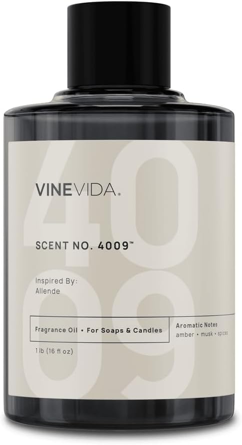VINEVIDA [16oz] Allende Fragrance Oil for Candle Making - Natural Candle Oil Scents - Soap Making Essential Oil - Made in USA