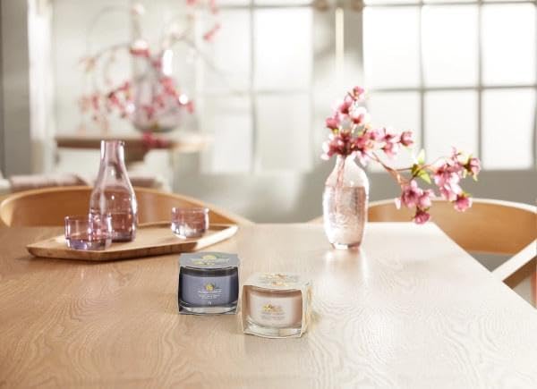 Yankee Candle Signature Votive Mini Candle Jar, Vanilla Creme Brulee Scent, Natural Soy Wax Blend Candle with Natural Fiber Wick, 1.3 OZ Glass Jar (Pack of 12)