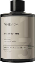 VINEVIDA 16oz Iced Vanilla Woods Fragrance Oil for Candle Making - Made in USA Natural Candle Scents