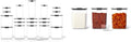 Rubbermaid Brilliance BPA Free Food Storage Containers with Lids, Airtight, for Kitchen and Pantry Organization, Set of 23 w/ Scoops