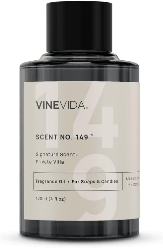 VINEVIDA [4 oz] Private Villa; Fragrance Oil for Candle Making and Soap Making - Premium Candle Scents for Soy Candles