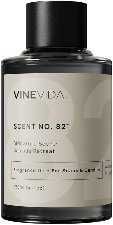 VINEVIDA [4oz] Scent No.82 Fragrance Oil for Candle Making and Soap Making - Premium Candle Scents for Soy Candles