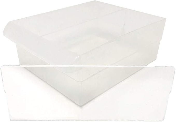 Pack of 12 Dividers for Large Drawers Plastic Storage Hardware Cabinet, Compatible with Akro-Mils 40717 (20702 Large Drawer)