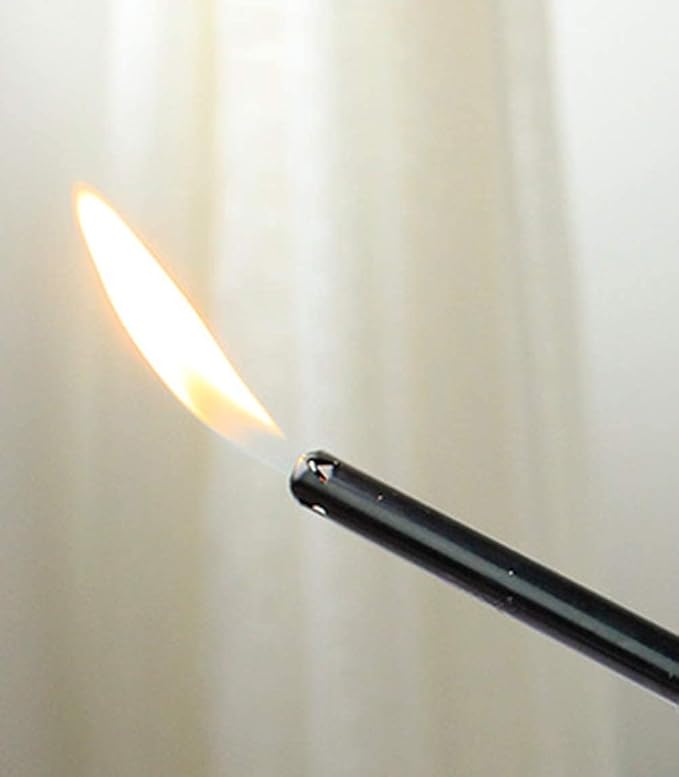 Handi Flame BBQ Grill Click Lighter Refillable Butane Gas Candle Fireplace Kitchen Stove Wind Resitent Long Stem (144 Count)