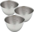 Shimomura Planning 35702 35702 Petite Bowl, Set of 3, Made in Japan, Stainless Steel, Graduated Mark, Spout Included, Measuring 9.5 fl oz (270 ml)