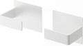 Yamazaki Industries 5225 Magnetic Holding Type Kitchen Paper Holder, White, Approx. W 3.9 x D 3.9 x H 3.9 inches (10 x 7.5 x 10 cm) (Per One), Plate, Large Type Compatible