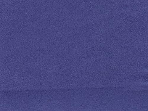 Micro/Passion Suede Fabric Cool Colors 58" Wide Sold by The Yard (58" W Continuous Yards/Seller Shipped, Sky Blue)