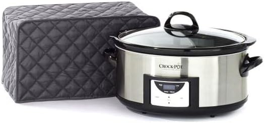 Covermates Keepsakes - Slow Cooker Cover - Dust Protection - Stain Resistant - Washable - Appliance Cover, Slate