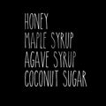 by Imagnt Stickers Honey Coconut Sugar Maple Syrup Agave Syrup - Decals for Kitchen containers organizing Labels Inspired by Rae Dunn Select Color (Silver Metallic, Letter Height - 1.5 inches)