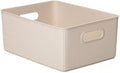 Superio Eco-Friendly Decorative Plastic Storage Bin - Plastic Basket Open Home Storage Organizer Basket, Container Boxes for Organizing Closet Storage Bins for Shelves Drawer Shelf (15 Liter)