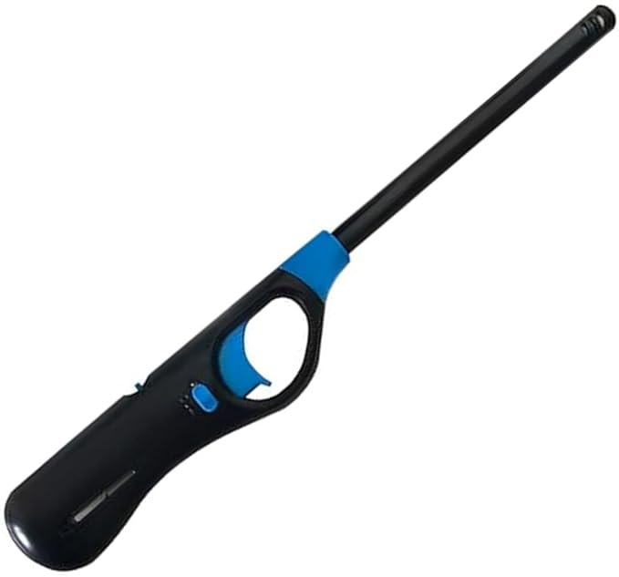 Handi Flame BBQ Grill Click Lighter Refillable Candle Fireplace Kitchen Stove Wind Resitent Long Stem (3)