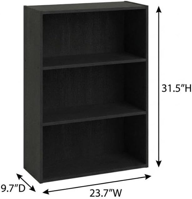 Furnifact Americano Bookcase with Sturdy Wood Construction, Stylish Modern Design, and Versatile Storage Solution for Home and Office Use