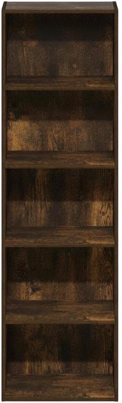 Furnifact Amber Pine Bookcase with Classic Design, Durable Wood Construction, Spacious Shelving, and Versatile Style, Perfect for Living Room or Office use