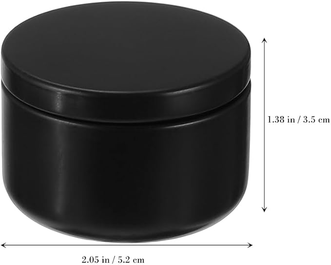ARTIBETTER 24Pcs 2Oz Candle Tins with Lids Aluminum Mini Round Candle Containers for Diy Making Travel Storage and Party Favors