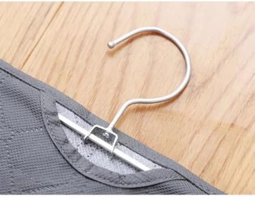 Space-Saving Wall Hanging Handbag Organizer - Non-Woven Tote Storage Bag with Mesh Pocket & Hook - Perfect Closet Solution for Handbags, 120x40cm, Durable & Stylish