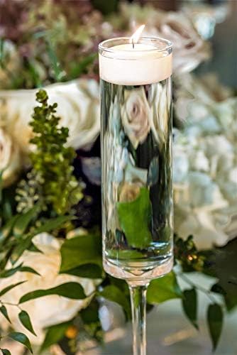 D'light Online Large Set of 72 Off White 3 Inch Floating Candles for Events, Centerpieces at Weddings, Spa, Pool, Home Décor, Cylinder Vases and Holiday Decorations - (Pale Ivory)