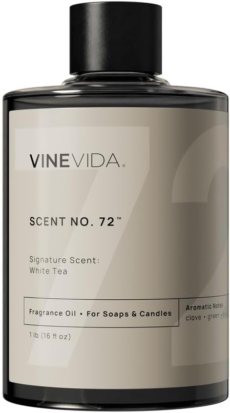 VINEVIDA [16oz] White Tea Fragrance Oil for Candle Making & Soap Making, Oils for Soy Wax, Linen Spray, Lotions, Car Freshies
