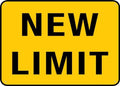 New Limit For House Door Office Business Yard,Metal Aluminum Rust Free Sign - 12"" X 8"", Pre-Drilled Holes, Weather Resistant