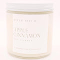 River Birch Candles Apple Cinnamon Scented Candle | Premium, All-Natural, Non-Toxic, Soy Candles | 16oz 90 Hr Burn Time | Cozy Relaxing Gifts for Home