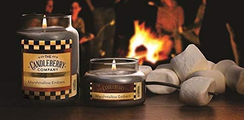 Candleberry Candles | Strong Fragrances for Home | Hand Poured in The USA | Highly Scented | 135 Hour Burn Time | Large Jar