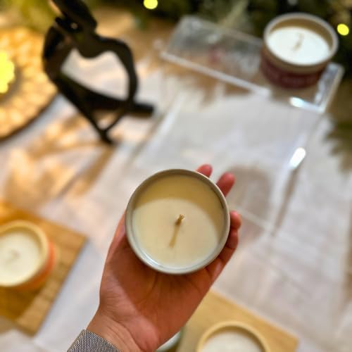 Bohemian Rose Scented Candle Fresh Floral Aroma with Rose Magnolia Patchouli Natural Coconut Wax Long-Lasting Non-Toxic Eco-Friendly Home Office Décor Relaxation Handcrafted Luxury (5 oz.)