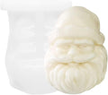 Santa Claus Candle Mold Holiday Silicone Mold for DIY Candle Making, Soap Molding, Resin Casting, Christmas Decor