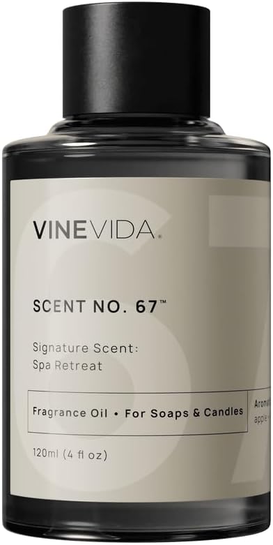 VINEVIDA [4oz] Spa Retreat Fragrance Oil for Candle Making and Soap Making - Premium Candle Scents for Soy Candles