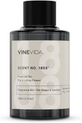 VINEVIDA [120mL] Fig & Lotus Flower Fragrance Oil for Candle Making - Natural Candle Oil Scents - Soap Making Essential Oil - Made in USA
