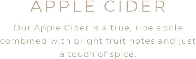 River Birch Candles Apple Cider Scented Candle | Premium, All-Natural, Non-Toxic, Soy Candles | 16oz 90 Hr Burn Time | Cozy Relaxing Gifts for Home