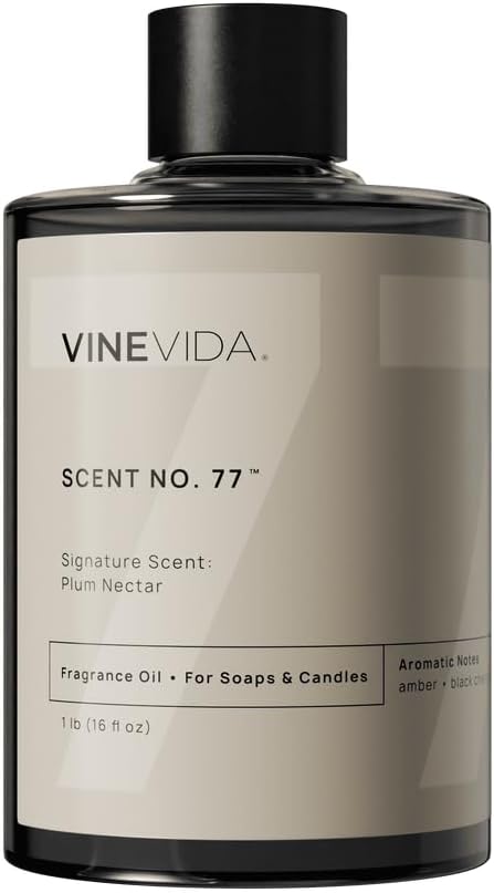 VINEVIDA [16oz] Scent No.77 Fragrance Oil for Candle Making and Soap Making - Premium Candle Scents for Soy Candles