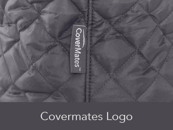Covermates Keepsakes Toaster Cover – Quilted Appliance Protector for Coutertop Bread Ovens – Dust & Stain Resistant, Washable Slip‑On Design for Countertop Storage, Slate