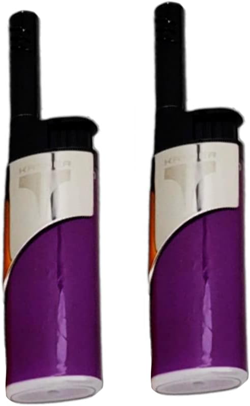 Kasher EZ Reach Candle Lighter with Candle Tool - Extended Wand - Ideal for Lighting Scented Candle Jar, Camping, Outdoor, and BBQ - Pack of 2 (Silver)