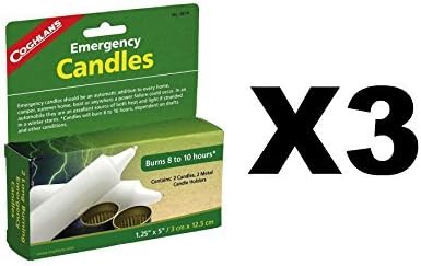 Coghlans 8674 Long Burning Emergency Candles