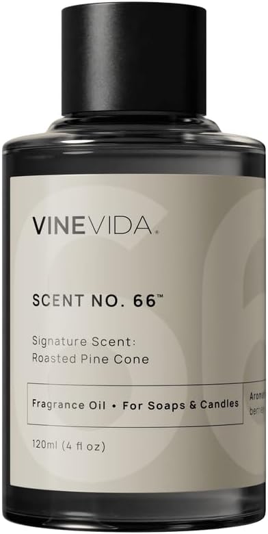 VINEVIDA [4oz] Roasted Pine Fragrance Oil for Candle Making and Soap Making - Premium Candle Scents for Soy Candles
