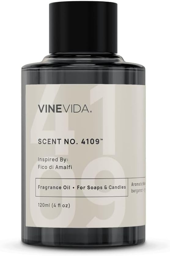 VINEVIDA [120mL] Fico di Amalfi Fragrance Oil for Candle Making - Natural Candle Oil Scents - Soap Making Essential Oil - Made in USA